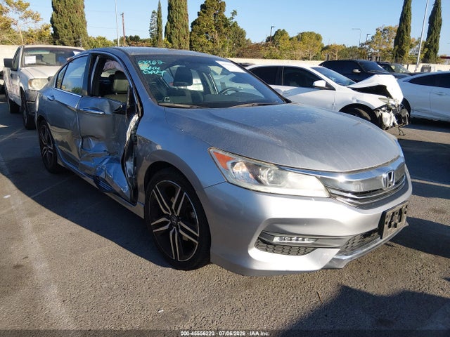 45556220 :رقم المزاد ، 1HGCR2F53HA071301 vin ، 2017 Honda Accord Sport مزاد بيع