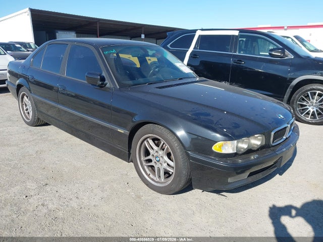 2001 Bmw 740ia მანქანა იყიდება აუქციონზე, vin: WBAGG83471DN84640, აუქციონის ნომერი: 45556529