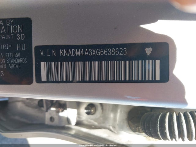 KIA RIO LX 2016 KNADM4A3XG6638623 Image 9