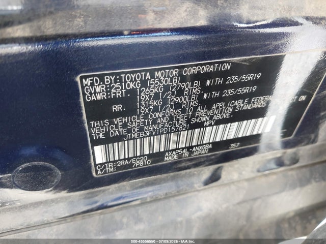 JTMEB3FV1PD157821 Toyota Rav4 Prime Xse
