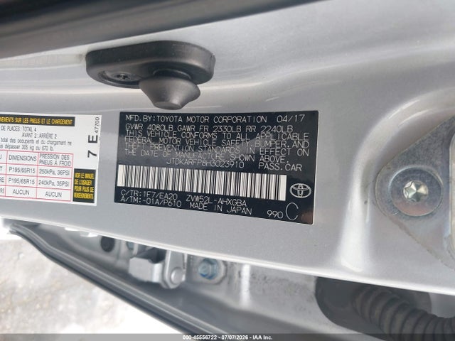 Toyota Prius Prime Premium 2017 JTDKARFP8H3023910 Image 9