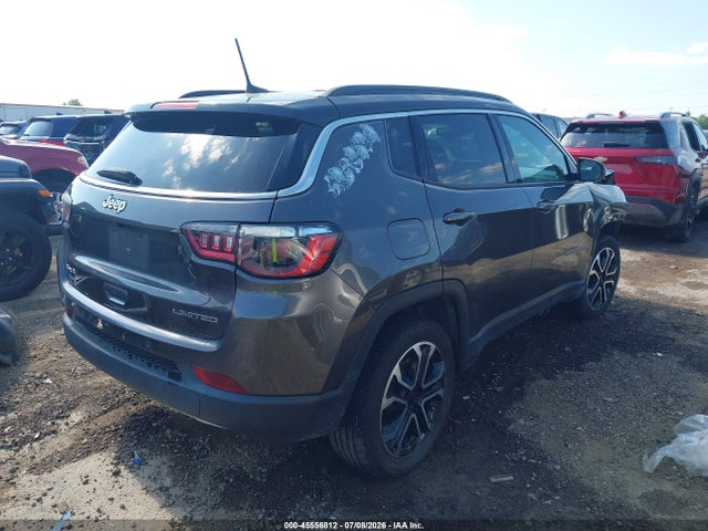 45556812 :رقم المزاد ، 3C4NJDCN9PT523516 vin ، 2023 Jeep Compass Limited 4x4 مزاد بيع