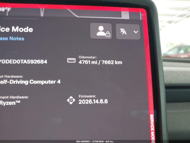 Продаж на аукціоні авто 2026 Tesla Model Y Premium Rear-wheel Drive/rear-wheel Drive, vin: 7SAYGDED0TA592684, номер лоту: 45556921