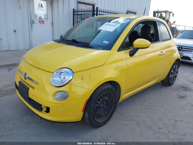 45556934 :رقم المزاد ، 3C3CFFAR7FT624664 vin ، 2015 Fiat 500 Pop مزاد بيع