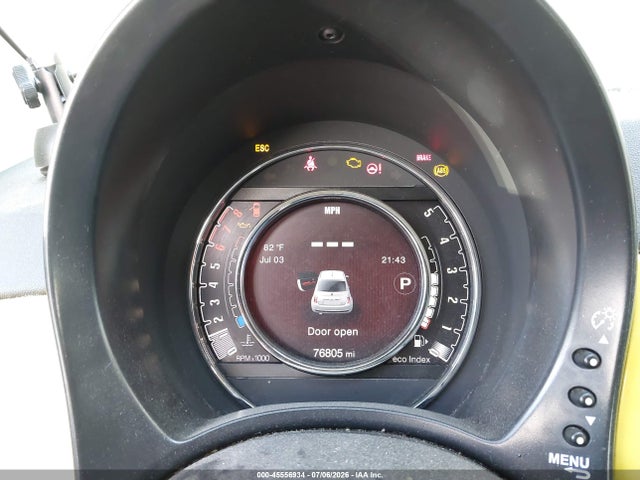 45556934 :رقم المزاد ، 3C3CFFAR7FT624664 vin ، 2015 Fiat 500 Pop مزاد بيع