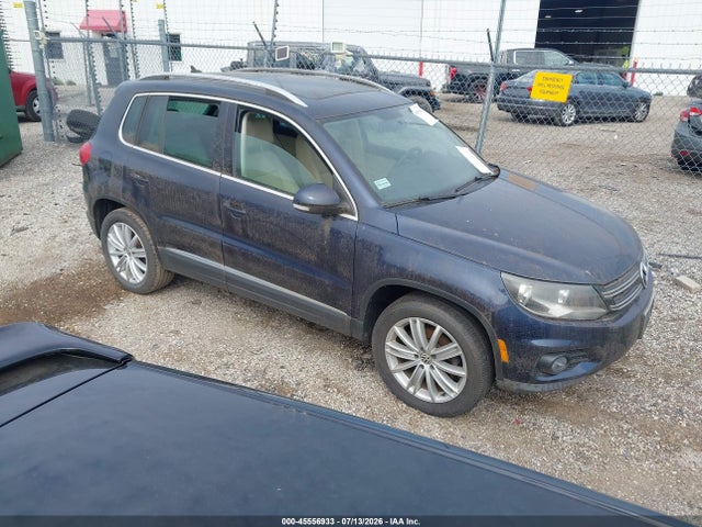 2012 Volkswagen Tiguan Se მანქანა იყიდება აუქციონზე, vin: WVGBV7AX8CW508048, აუქციონის ნომერი: 45556933