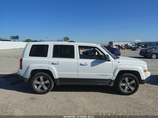 2016 Jeep Patriot High Altitude Edition მანქანა იყიდება აუქციონზე, vin: 1C4NJRFB1GD695897, აუქციონის ნომერი: 45557008