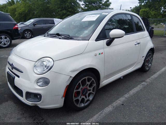45557057 :رقم المزاد ، 3C3CFFBR4CT253991 vin ، 2012 Fiat 500 Sport مزاد بيع