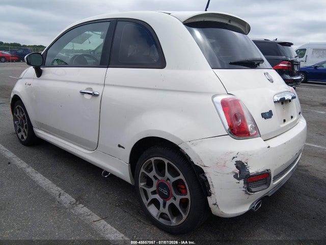 45557057 :رقم المزاد ، 3C3CFFBR4CT253991 vin ، 2012 Fiat 500 Sport مزاد بيع