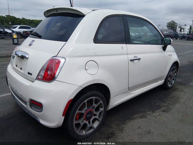 45557057 :رقم المزاد ، 3C3CFFBR4CT253991 vin ، 2012 Fiat 500 Sport مزاد بيع