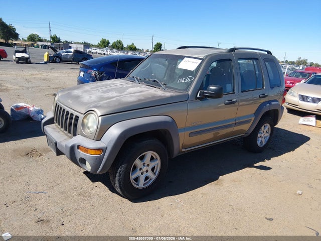 45557099 :رقم المزاد ، 1J8GL48K14W119772 vin ، 2004 Jeep Liberty Sport مزاد بيع