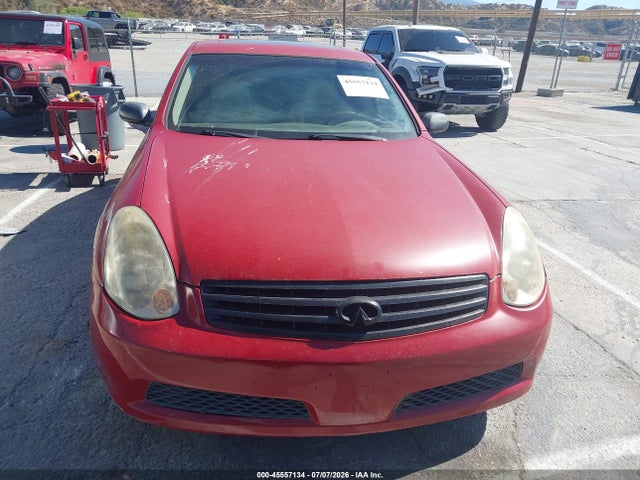 2006 Infiniti G35 მანქანა იყიდება აუქციონზე, vin: JNKCV51E66M500976, აუქციონის ნომერი: 45557134