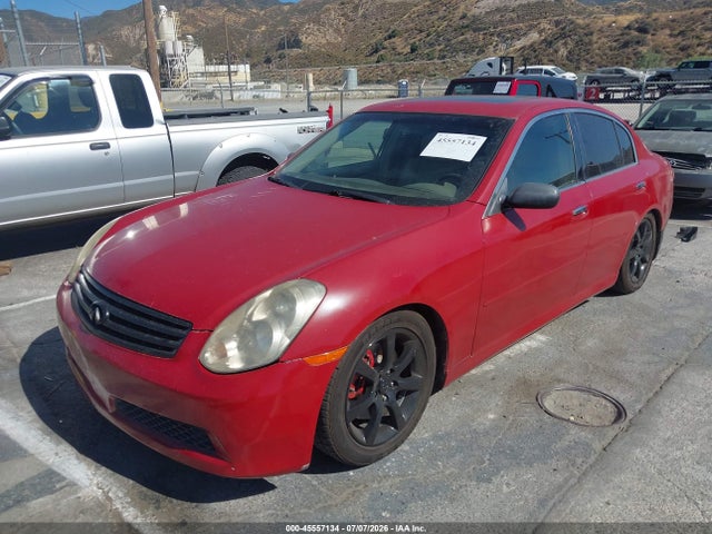 2006 Infiniti G35 მანქანა იყიდება აუქციონზე, vin: JNKCV51E66M500976, აუქციონის ნომერი: 45557134