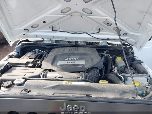 45557142 :رقم المزاد ، 1C4BJWDG9GL143165 vin ، 2016 Jeep Wrangler Unlimited Black Bear مزاد بيع