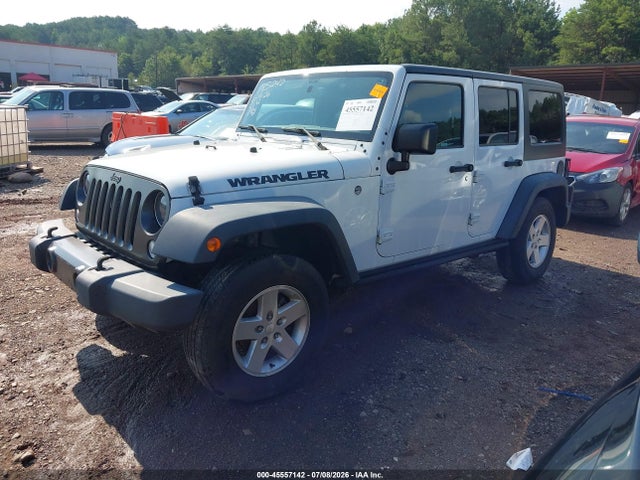 45557142 :رقم المزاد ، 1C4BJWDG9GL143165 vin ، 2016 Jeep Wrangler Unlimited Black Bear مزاد بيع
