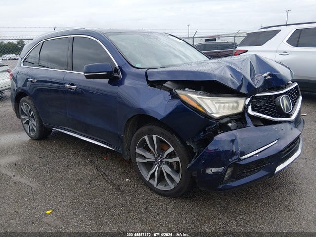 Aukcja sprzedaży 2019 Acura Mdx Advance Pkg, vin: 5J8YD3H86KL006472, numer aukcji: 45557172