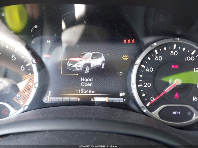 Aukcja sprzedaży 2019 Jeep Renegade Trailhawk 4x4, vin: ZACNJBC19KPK12733, numer aukcji: 45557204