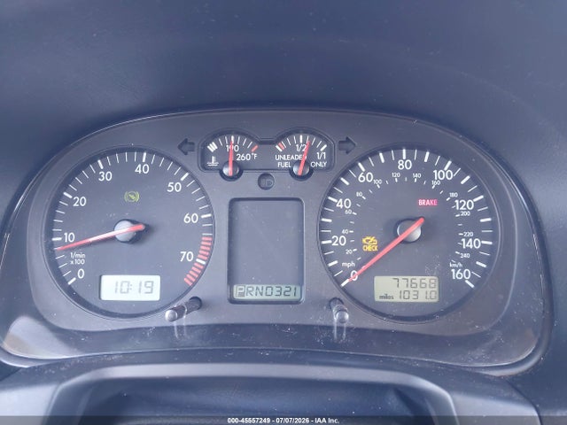 2001 Volkswagen Golf Gls მანქანა იყიდება აუქციონზე, vin: 9BWGT61J514046228, აუქციონის ნომერი: 45557249