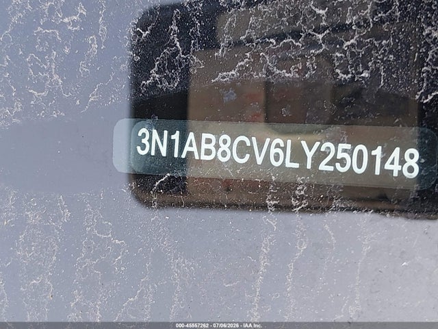 3N1AB8CV6LY250148 Nissan Sentra Sv Xtronic Cvt