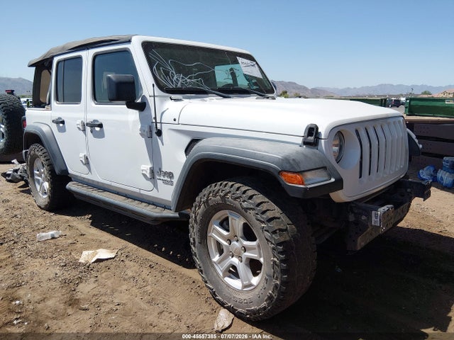 45557385 :رقم المزاد ، 1C4HJXDG3MW502973 vin ، 2021 Jeep Wrangler Unlimited Sport S 4x4 مزاد بيع