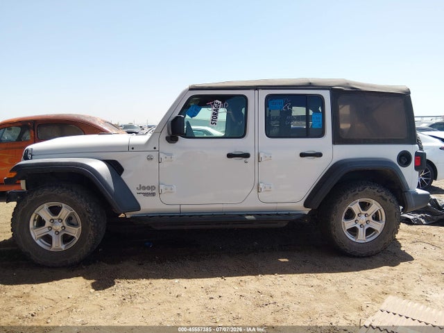 45557385 :رقم المزاد ، 1C4HJXDG3MW502973 vin ، 2021 Jeep Wrangler Unlimited Sport S 4x4 مزاد بيع