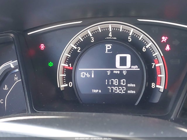 Honda Civic Lx 2017 2HGFC2F58HH529656 Image 16