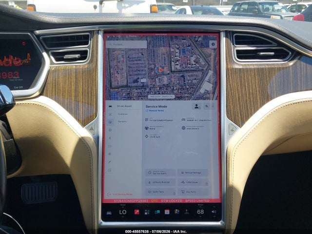45557638 :رقم المزاد ، 5YJSA1CN8DFP28983 vin ، 2013 Tesla Model S مزاد بيع