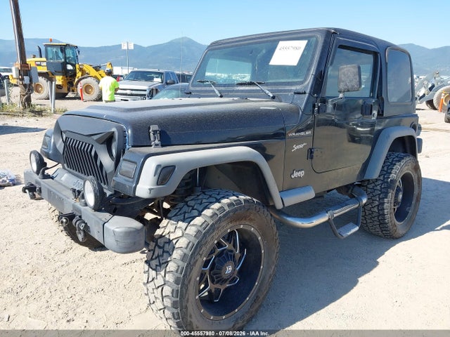 2002 Jeep Wrangler Sport მანქანა იყიდება აუქციონზე, vin: 1J4FA49S02P737884, აუქციონის ნომერი: 45557980