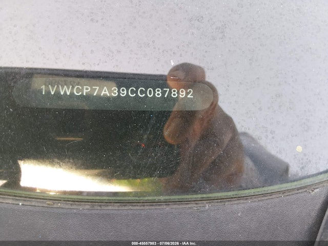 Aukcja sprzedaży 2012 Volkswagen Passat 2.5l Sel Premium, vin: 1VWCP7A39CC087892, numer aukcji: 45557983