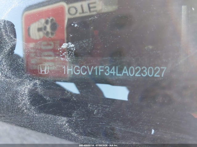 Продажа на аукционе авто 2020 Honda Accord Sport, vin: 1HGCV1F34LA023027, номер лота: 45558114