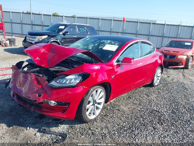 Tesla Model 3 Long Range/mid Range 2018 5YJ3E1EAXJF053359 Image 2