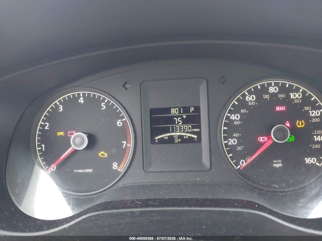 Aukcja sprzedaży 2011 Volkswagen Jetta 2.5l Se, vin: 3VWDZ7AJ8BM381309, numer aukcji: 45558366