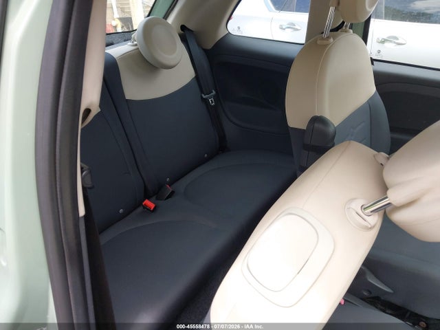 45558478 :رقم المزاد ، 3C3CFFAR6CT370876 vin ، 2012 Fiat 500 Pop مزاد بيع