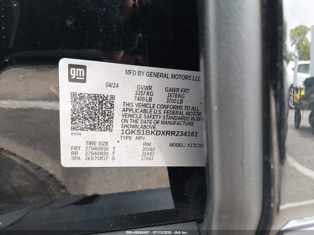 Продажа на аукционе авто 2024 Gmc Yukon 2wd Slt, vin: 1GKS1BKDXRR234161, номер лота: 45558497