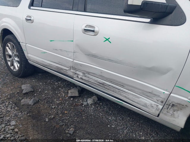 2015 Ford Expedition El Limited მანქანა იყიდება აუქციონზე, vin: 1FMJK2AT1FEF45988, აუქციონის ნომერი: 45558594