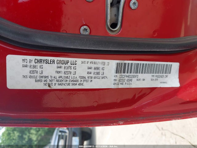 Aukcja sprzedaży 2013 Dodge Dart Aero, vin: 1C3CDFAH8DD292072, numer aukcji: 45558613