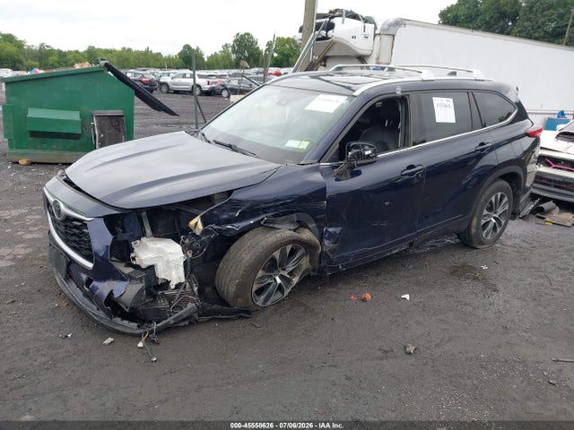 2021 Toyota Highlander Xle მანქანა იყიდება აუქციონზე, vin: 5TDGZRBH5MS124277, აუქციონის ნომერი: 45558626