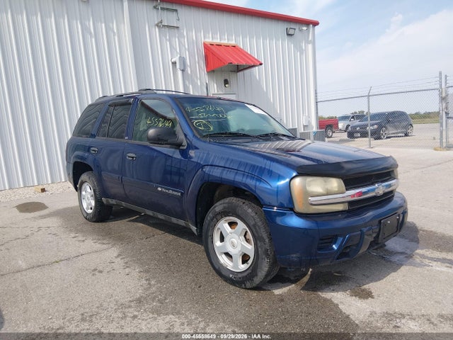 2002 Chevrolet Trailblazer Ls მანქანა იყიდება აუქციონზე, vin: 1GNDT13SX22371368, აუქციონის ნომერი: 45558649