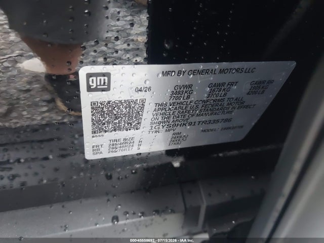 Cadillac Escalade V 2026 1GYS9HK91TR335786 Image 9
