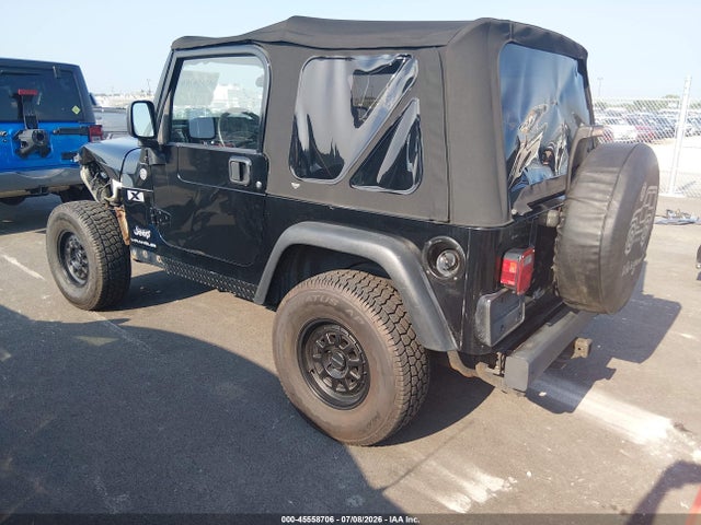 2006 Jeep Wrangler X მანქანა იყიდება აუქციონზე, vin: 1J4FA39S16P706711, აუქციონის ნომერი: 45558706