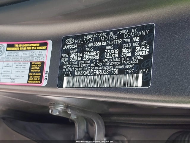 KM8KNDDF8RU281756 Hyundai Ioniq 5 Sel