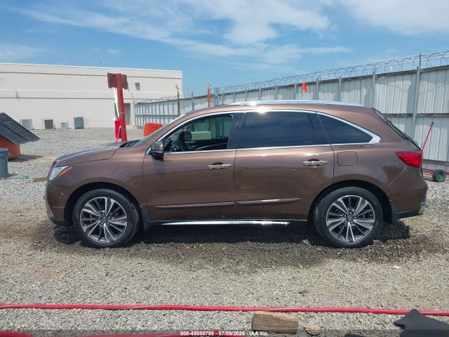 2019 Acura Mdx Tech Pkg მანქანა იყიდება აუქციონზე, vin: 5J8YD3H59KL011140, აუქციონის ნომერი: 45558798