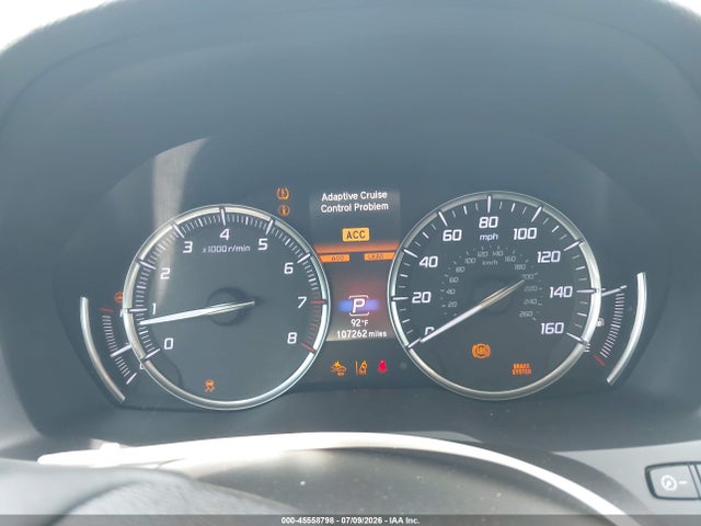 2019 Acura Mdx Tech Pkg მანქანა იყიდება აუქციონზე, vin: 5J8YD3H59KL011140, აუქციონის ნომერი: 45558798
