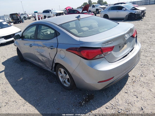 2015 Hyundai Elantra Se მანქანა იყიდება აუქციონზე, vin: 5NPDH4AE3FH563471, აუქციონის ნომერი: 45558897