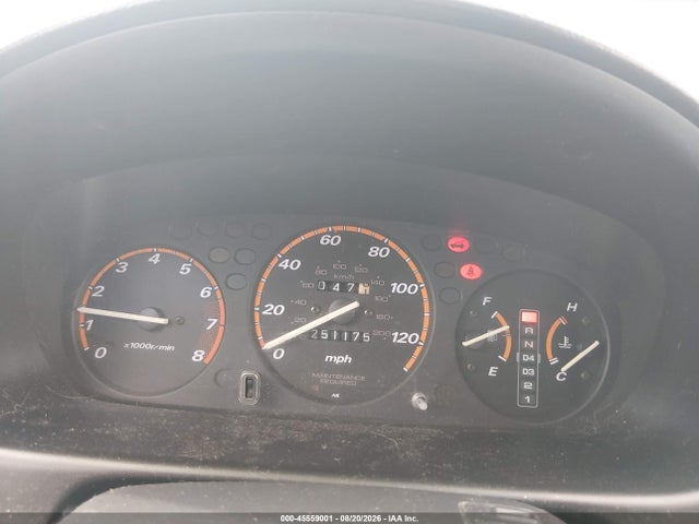 1998 Honda Cr-v Ex მანქანა იყიდება აუქციონზე, vin: JHLRD1863WC044630, აუქციონის ნომერი: 45559001