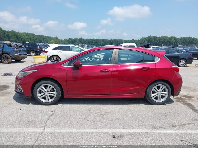 2017 Chevrolet Cruze Lt Auto მანქანა იყიდება აუქციონზე, vin: 3G1BE6SM6HS576167, აუქციონის ნომერი: 45559145