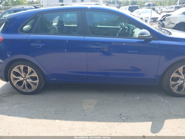 2019 Hyundai Elantra Gt N Line მანქანა იყიდება აუქციონზე, vin: KMHH55LC7KU104550, აუქციონის ნომერი: 45559183