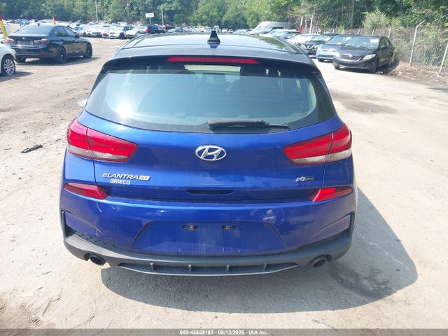 2019 Hyundai Elantra Gt N Line მანქანა იყიდება აუქციონზე, vin: KMHH55LC7KU104550, აუქციონის ნომერი: 45559183