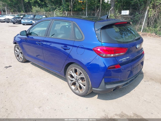 2019 Hyundai Elantra Gt N Line მანქანა იყიდება აუქციონზე, vin: KMHH55LC7KU104550, აუქციონის ნომერი: 45559183