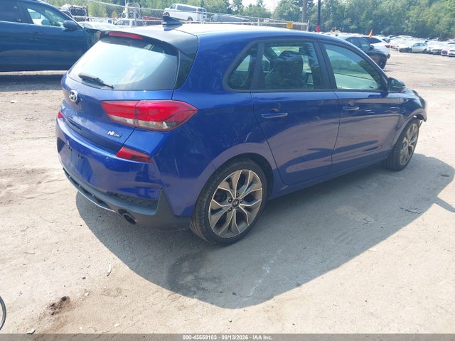 2019 Hyundai Elantra Gt N Line მანქანა იყიდება აუქციონზე, vin: KMHH55LC7KU104550, აუქციონის ნომერი: 45559183